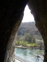 Blick aus der Rechtensteiner Höhle