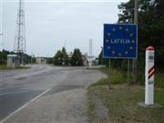 Grenzübergang zu Lettland