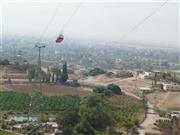 Jericho, Blick von der Seilbahn auf die Stadt