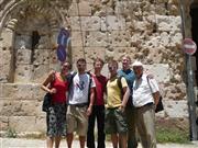 Jerusalem, mit der Gruppe vor dem Zionstor Jerusalem, mit der Gruppe vor dem Zionstor