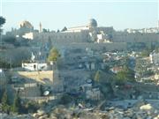 Jerusalem, Blick von Silwan auf die Tempelanlage