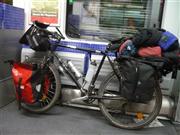 in der S-Bahn München, wieder zusammengebaut