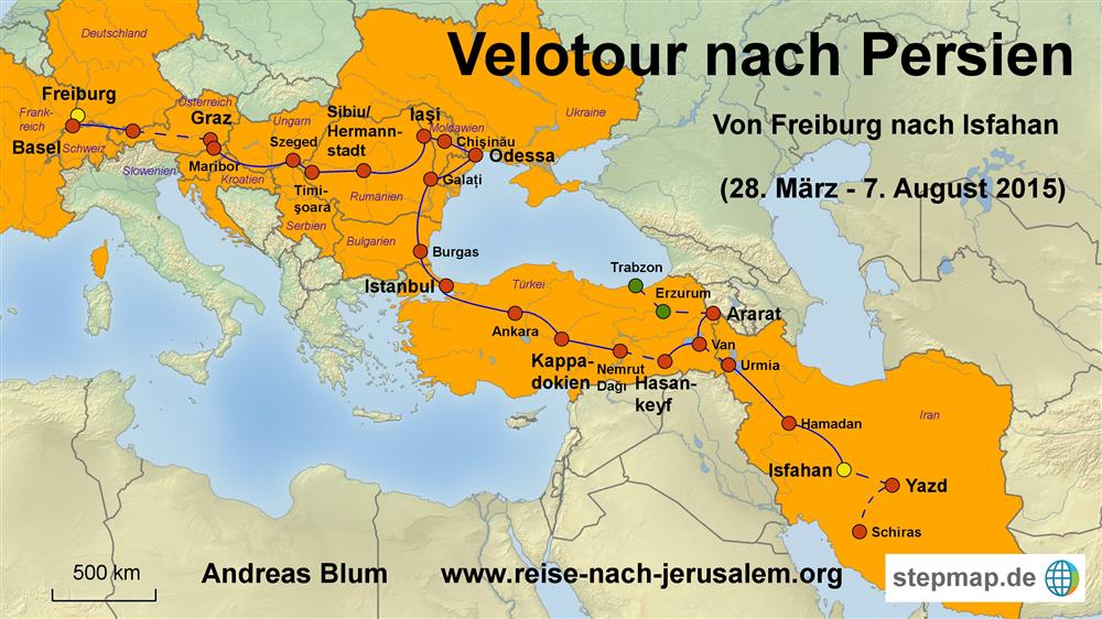 Velotour nach Persien