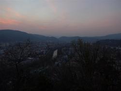 Graz, Blick auf die Alpen