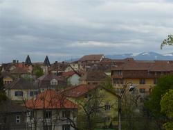 Sibiu, Blick auf die Transsilvanischen Alpen
