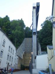 Luxemburg, Aufzug Pfaffenthal-Oberstadt