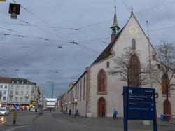 Basel, Claraplatz und Messeturm
