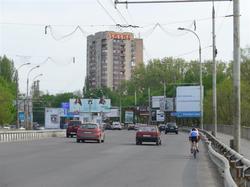 Chișinău - rechts sind 2-3 aller Radfahrer der Stadt zu sehen