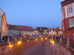 Sibiu, Blick in die Altstadt