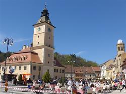 Brașov, Marktplatz und Rathaus
