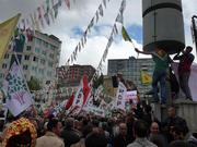 Ankara, Wahlveranstaltung der HDP
