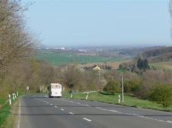 Blick zurück nach Kaposvár