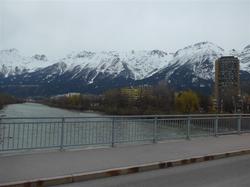 Innsbruck, Inn und Alpen