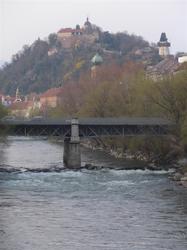 Graz, Mur und Schlossberg