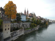 Großbasel von der Wettsteinbrücke aus (2012)