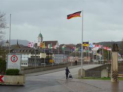 Staatsgrenze und Rheinbrücke  Rheinfelden (Baden) - Rheinfelden (Aargau)